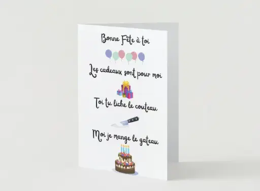 Carte Humoristique Bonne Fête À Toi